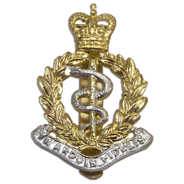 Royal Army Medical Corps Beret Badge Beret Badge The Regimental Shop Gold/Silver One Size 