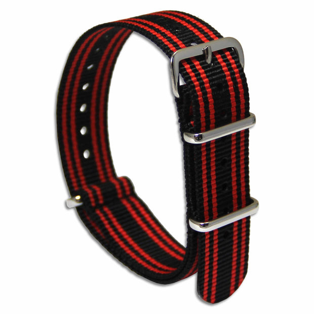 Royal Army Physical Training Corps G10 Watch Strap Watch Strap, G10 The Regimental Shop Black/Red one size fits all 