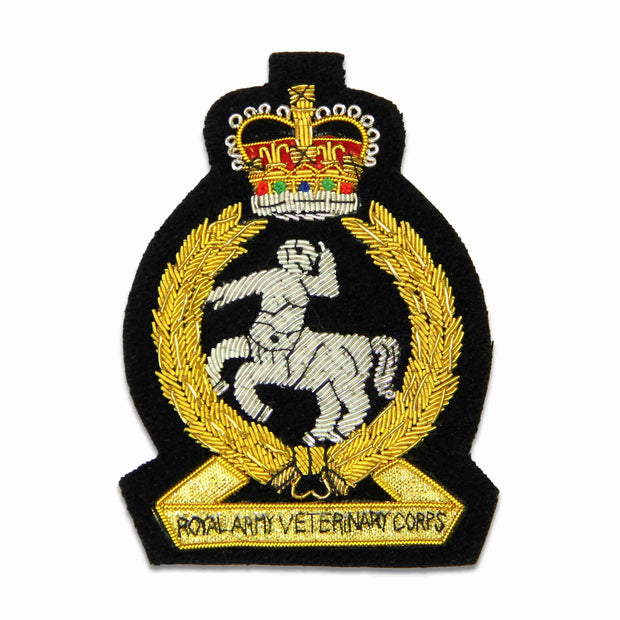 Royal Army Veterinary Corps Blazer Badge Blazer badge The Regimental Shop Black/Silver/Gold One size fits all 