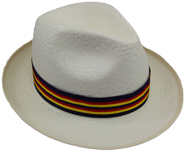 REME Panama Hat Panama Hat The Regimental Shop 6 3/4" (55) Blue/Red/Yellow 
