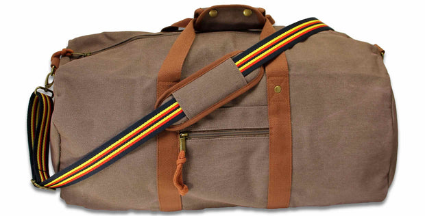 REME Canvas Holdall Bag Holdall Bag The Regimental Shop Vintage Brown  
