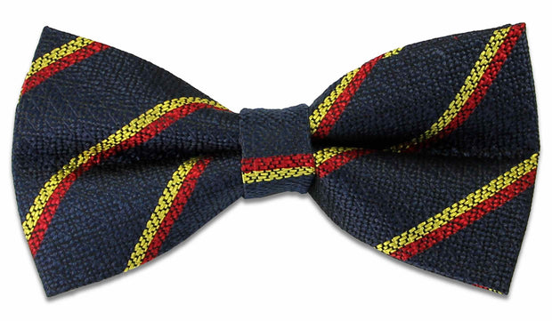 REME Silk Non Crease (Pretied) Bow Tie Bowtie, Silk The Regimental Shop Blue/Red/Yellow one size fits all 