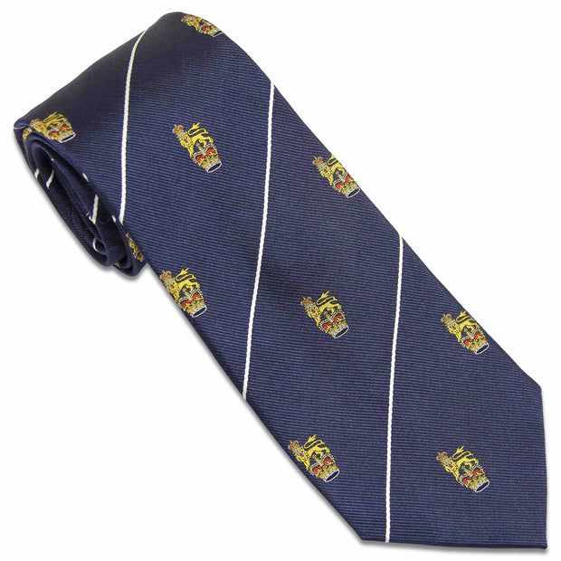 Royal Military Academy Sandhurst (RMAS) General Staff Tie (Silk) Tie, Silk, Woven The Regimental Shop Blue/White/Gold one size fits all 