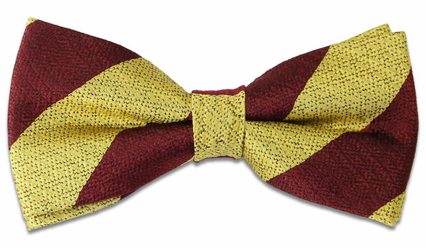 Royal Regiment of Fusiliers Silk Non Crease Pretied Bow Tie Bowtie, Silk The Regimental Shop Maroon/Gold one size fits all 