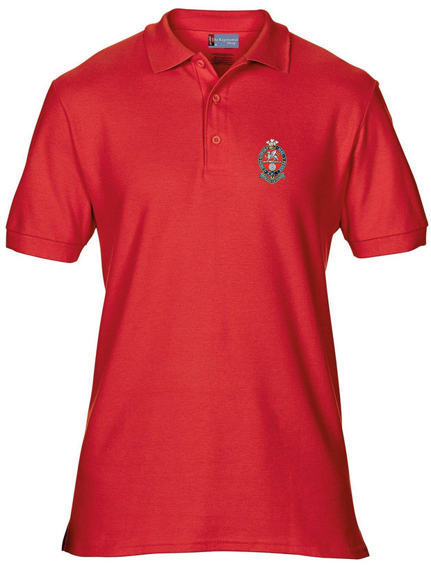 Princess of Wales's Royal Regiment Polo Shirt Clothing - Polo Shirt The Regimental Shop 42" (L) Red 