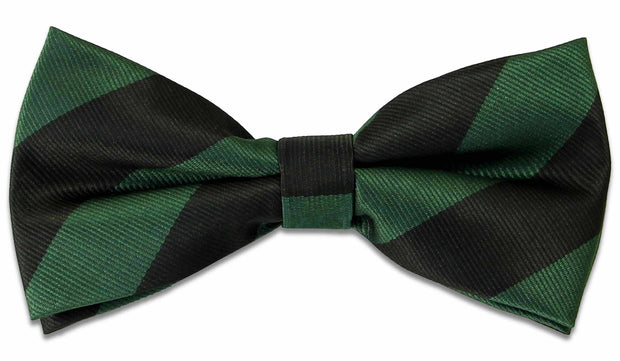 Rifle Brigade Pretied Polyester Bow Tie Bowtie, Polyester The Regimental Shop Green/Black one size fits all 