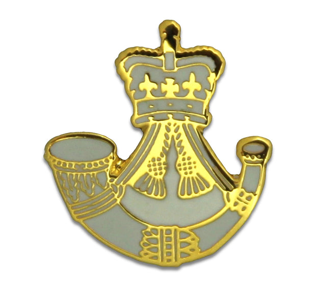 The Rifles Regimental Lapel Badge Lapel badge The Regimental Shop Gold/White/Grey 15x15mm 