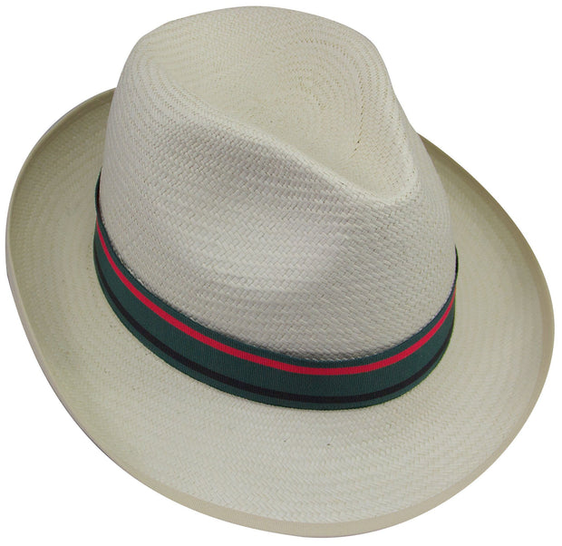 Royal Green Jackets Panama Hat Panama Hat The Regimental Shop 6 3/4" (55) Green/Black/Red 