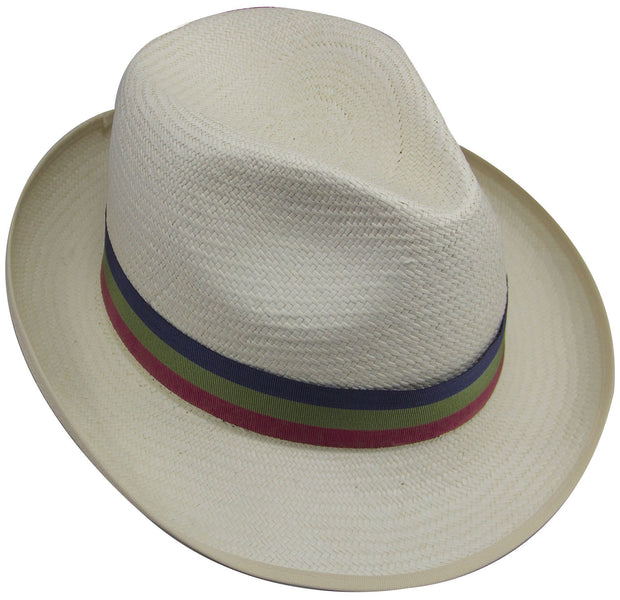 Royal Scots Panama Hat Panama Hat The Regimental Shop 6 3/4" (55) Blue/Green/Maroon 