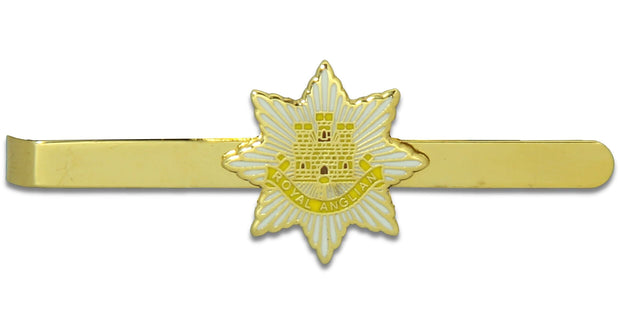Royal Anglian Regiment Tie Clip/Slide Tie Clip, Metal The Regimental Shop Gold/White/Yellow one size fits all 