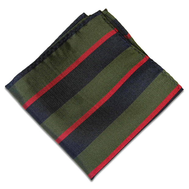 Royal Army Dental Corps (RADC) Silk Pocket Square Pocket Square The Regimental Shop Green/Blue/Red one size fits all 