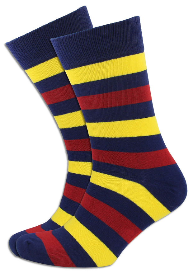 Royal Army Medical Corps (RAMC) Socks Socks The Regimental Shop Blue/Red/Yellow One size fits all 