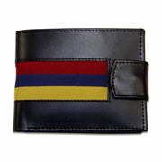 Royal Army Medical Corps (RAMC) Leather Wallet Wallet The Regimental Shop Black/Blue/Red/Yellow one size fits all 