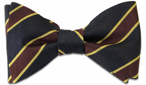 Royal Army Veterinary Corps (RAVC) Silk (Self Tie) Bow Tie Bowtie, Silk The Regimental Shop Dark Blue/Maroon/Gold one size fits all 