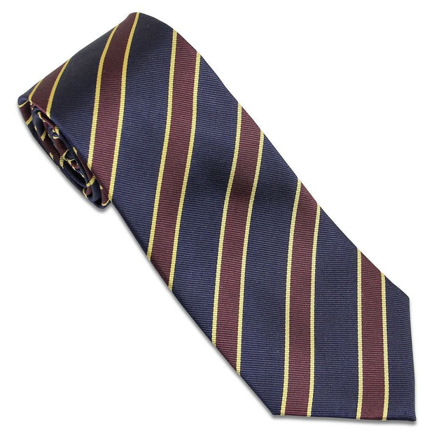 Royal Army Veterinary Corps (RAVC) Tie (Silk) Tie, Silk, Woven The Regimental Shop Dark Blue/Gold/Maroon one size fits all 