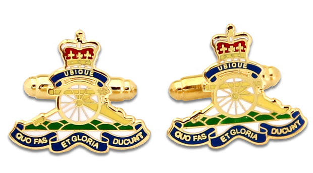 Royal Artillery Cufflinks Cufflinks, T-bar The Regimental Shop Gold/Blue/Green/Red one size fits all 