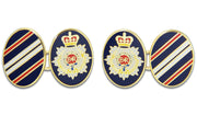 Royal Corps of Transport Cufflinks Cufflinks, Gilt Enamel The Regimental Shop Blue/White/Red one size fits all 