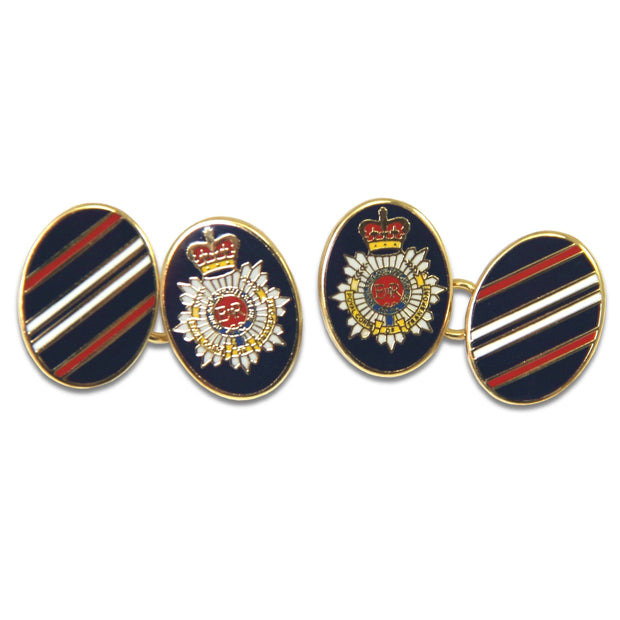 Royal Corps of Transport Cufflinks Cufflinks, Gilt Enamel The Regimental Shop   