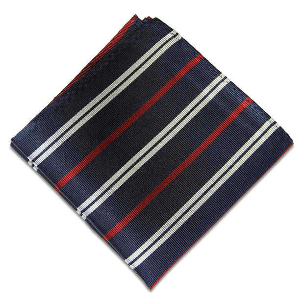 Royal Corps of Transport Silk Pocket Square Pocket Square The Regimental Shop Blue/White/Red one size fits all 