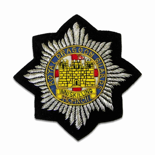 Royal Dragoon Guards Blazer Badge Blazer badge The Regimental Shop Black/Silver/Yellow One size fits all 