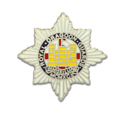 Royal Dragoon Guards Regimental Lapel Badge Lapel badge The Regimental Shop Silver/White/Yellow/Blue 15x15mm 