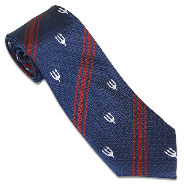 Royal Engineers Amphibious Tie (Silk Non Crease) Tie, Silk Non Crease The Regimental Shop Maroon/Blue/White one size fits all 