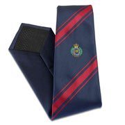 Royal Engineers Cap Badge Tie (Polyester) Tie, Polyester The Regimental Shop Blue/Maroon one size fits all 