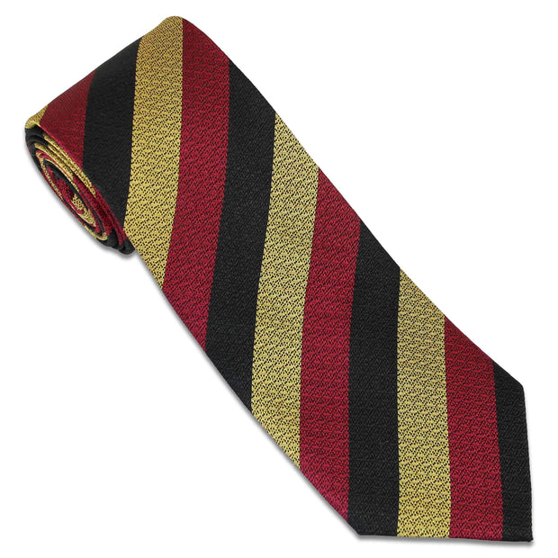 Royal Corps of Engineers Engineering Technician Tie (Silk Non Crease) Tie, Silk Non Crease The Regimental Shop Red/Black/Yellow one size fits all 