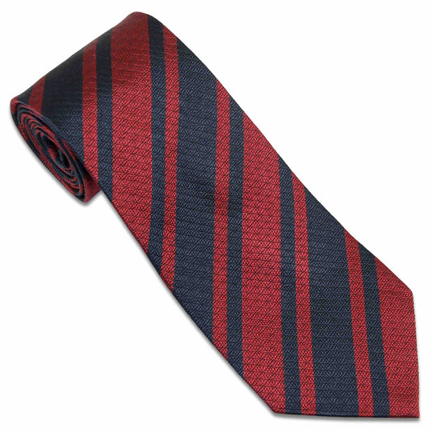 Royal Engineers Tie (Silk Non Crease) Tie, Silk Non Crease The Regimental Shop Maroon/Blue one size fits all 