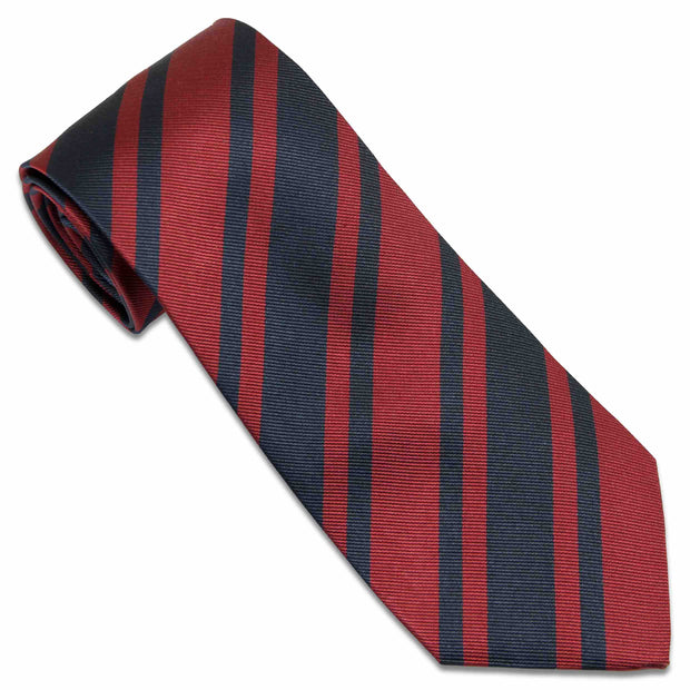 Royal Engineers Tie (Silk) Tie, Silk, Woven The Regimental Shop Maroon/Navy Blue one size fits all 