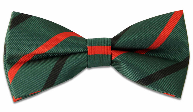 Royal Green Jackets Polyester (Pretied) Bow Tie Bowtie, Polyester The Regimental Shop Green/Black/Red one size fits all 