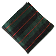 Royal Gurkha Rifles Silk Non Crease Pocket Square Pocket Square The Regimental Shop Green/Black/Red one size fits all 