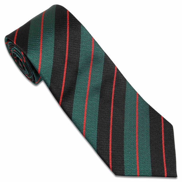 Royal Gurkha Rifles Tie (Silk Non Crease) Tie, Silk Non Crease The Regimental Shop Green/Black/Red one size fits all 