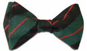 Royal Gurkha Rifles Silk Non Crease Self Tie Bow Tie Bowtie, Silk The Regimental Shop Green/Black/Red one size fits all 