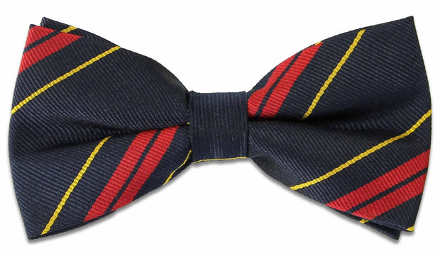 Royal Logistic Corps Silk (Pretied) Bow Tie Bowtie, Silk The Regimental Shop Blue/Red/Yellow one size fits all 