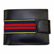 Royal Logistic Corps (RLC) Leather Wallet Wallet The Regimental Shop Black/Blue/Red/Yellow one size fits all 