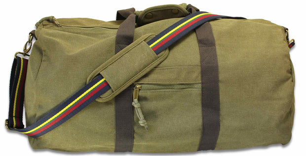 Royal Marines Canvas Holdall Bag Holdall Bag The Regimental Shop Vintage Military Green  