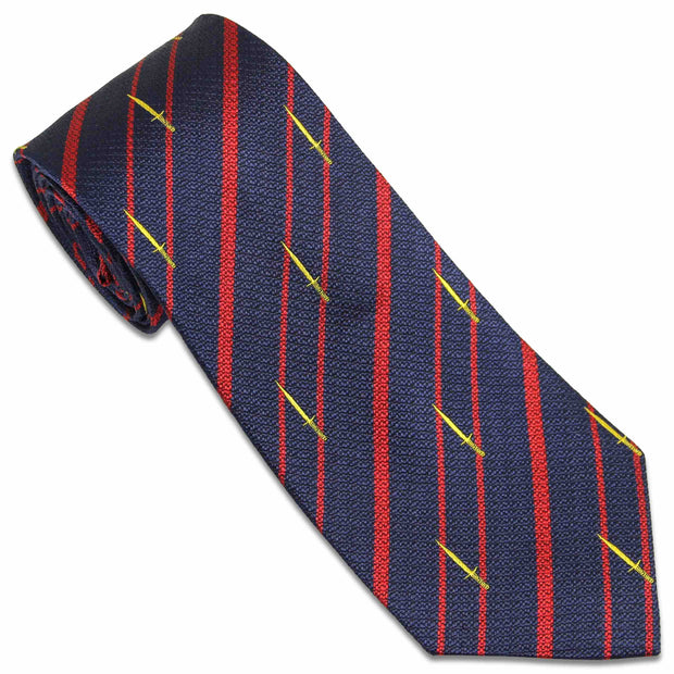 Royal Military Police Commando Tie (Silk Non Crease) Tie, Silk Non Crease The Regimental Shop Blue/Red/Gold One Size 