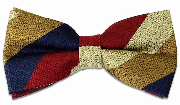 Royal Regiment of Fusiliers Association Silk Non Crease (Pretied) Bow Tie Bowtie, Silk The Regimental Shop Buff/Gold/Blue/Red one size fits all 