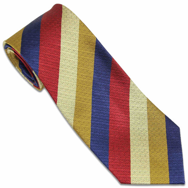 Royal Regiment of Fusiliers (Assoc.) Tie (Silk Non Crease) Tie, Silk Non Crease The Regimental Shop Blue/Red/Buff/Gold one size fits all 