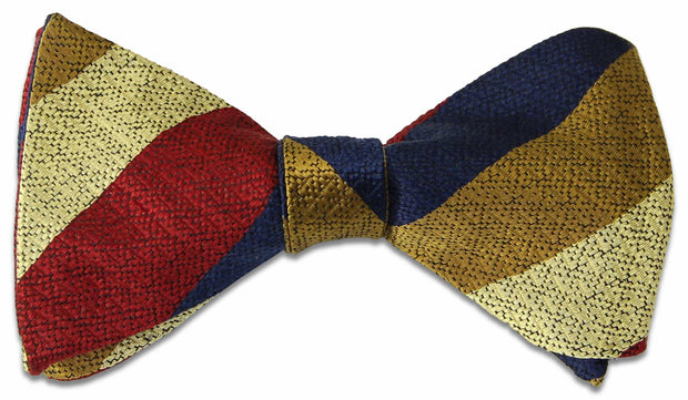 Royal Regiment of Fusiliers Association Silk Non Crease (Self Tie) Bow Tie Bowtie, Silk The Regimental Shop Buff/Gold/Blue/Red one size fits all 
