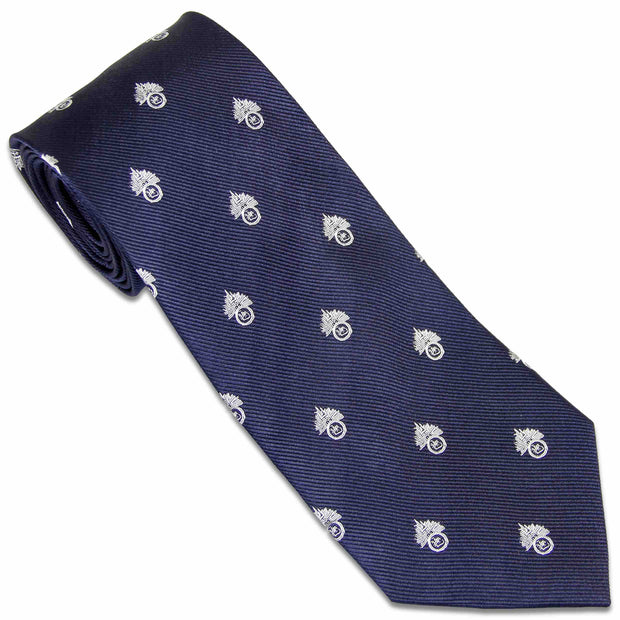 Royal Regiment of Fusiliers (Crest) Tie (Silk) Tie, Silk, Woven The Regimental Shop Blue/White one size fits all 