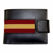 Royal Regiment of Fusiliers Leather Wallet Wallet The Regimental Shop Black/Maroon/Gold one size fits all 