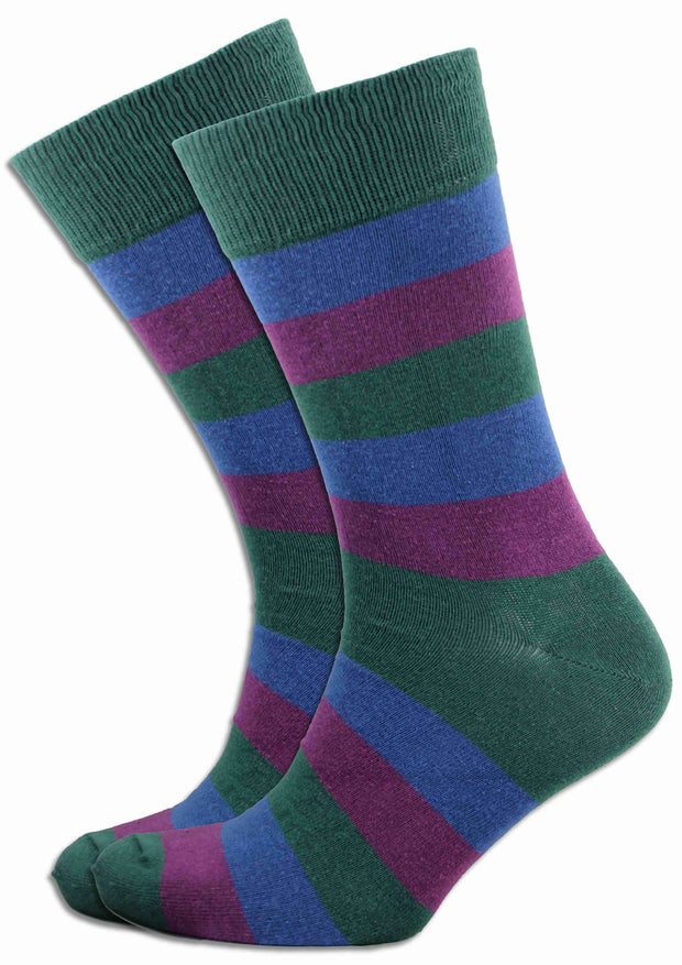 Royal Regiment of Scotland Socks Socks The Regimental Shop Green/Purple/Blue One size fits all 
