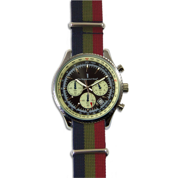 Royal Scots Military Chronograph Watch Chronograph The Regimental Shop   