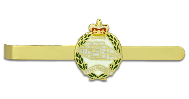 Royal Tank Regiment Tie Clip/Slide Tie Clip, Metal The Regimental Shop Gold/White/Green One Size 