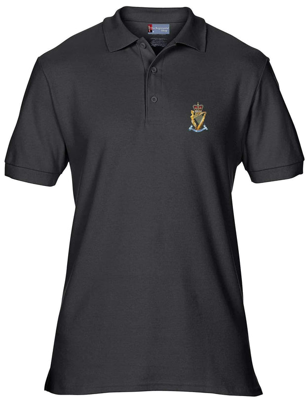 Royal Ulster Rifles Regimental Polo Shirt Clothing - Polo Shirt The Regimental Shop 36" (S) Black 