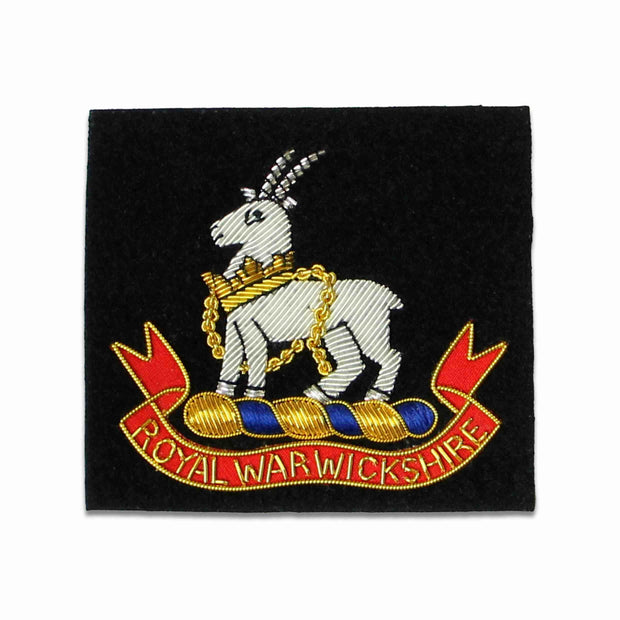 Royal Warwickshire Regiment Blazer Badge Blazer badge The Regimental Shop Black/Red/White One size fits all 