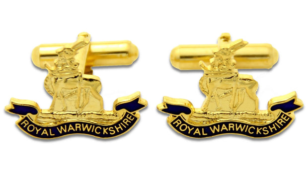 Royal Warwickshire Regiment Cufflinks Cufflinks, T-bar The Regimental Shop Blue/Gold one size fits all 