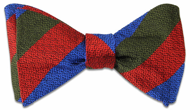 Royal Welsh Silk Non Crease Self Tie Bow Tie Bowtie, Silk The Regimental Shop Red/Green/Blue one size fits all 